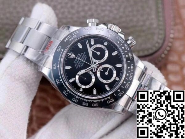 2 34 5290b597 f9c6 4172 a67a ef68c52b5cb7 Rolex Cosmograph Daytona M116500LN-0002 1: 1 Best Edition Noob Factory Black Dial Swiss ETA4130