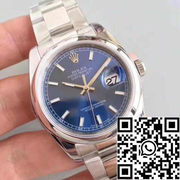 2 34 fd83ffa3 9817 4b3b ad66 995b7f84916e Rolex Datejust II 36mm 116200 AR Factory Blue Dial 1:1 Best Edition Sveitsin ETA3135