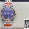 2 35 Rolex Datejust M278271-0020 1:1 Best Edition TW Factory Aubergine Lila Urtavla