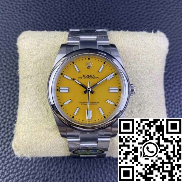 2 35 fb637fb1 74ec 4069 8cd9 281df8fdac08 Rolex Oyster Perpetual M124300-0004 41MM 1:1 Best Edition Clean Factory Gele Wijzerplaat