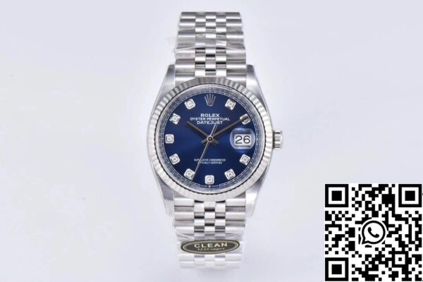 2 36 Rolex Datejust M26234-0037 36MM 1:1 Best Edition Clean Factory gyémánt számlap