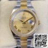 2 36 c172cefd fd7b 47da a110 fc836aa9d5bd Rolex Datejust 126283 1:1 Mejor Edición EW Fábrica Oro Amarillo