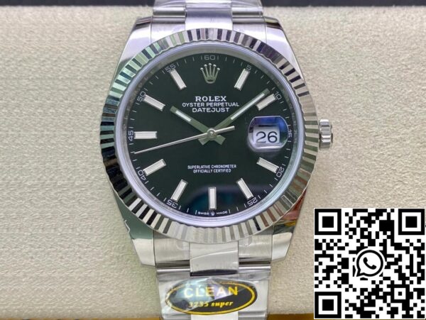 2 36 d1287840 aa5a 4fe2 bae7 ed3870feef7d Rolex Datejust M126334-0017 41mm Oyster Strap Clean Factory White Dial