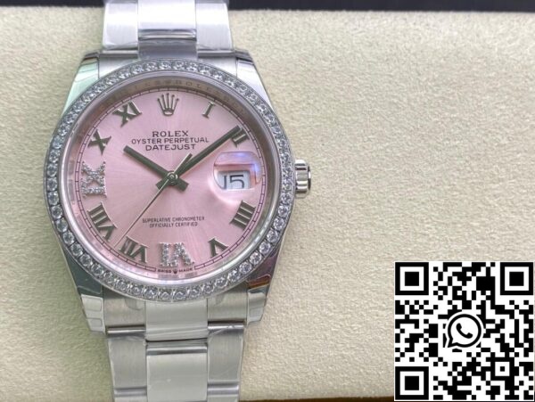 2 36 e32f5d5c 6f3e 4df5 ac75 47269f3b2eed Rolex Datejust M126284RBR-0024 1:1 Best Edition EW Factory rózsaszín számlap