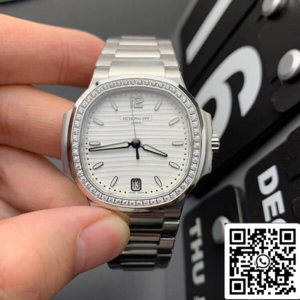 2 37 58d1aa1a 0f2c 4193 a371 ad2fc818a8f5 Patek Philippe Nautilus 7118/1200A-010 1:1 Best Edition 3K Factory Valkoinen kellotaulu