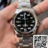 2 37 6e6c47a4 1133 444f a182 e419c115714f Rolex Air King M126900-0001 1:1 Best Edition tiszta gyári fekete számlap