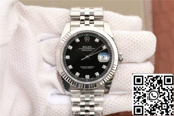 2 37 7e2595bc 02b9 48e4 9aa3 5bd20528799e Rolex Datejust M126334-0012 1:1 Best Edition EW Factory Musta Dial