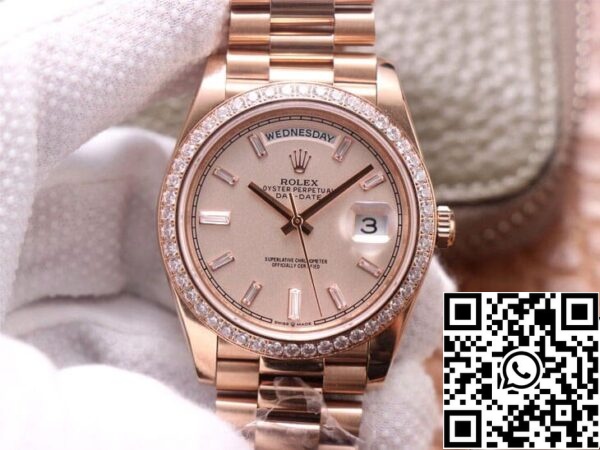 2 37 b70aacc8 591e 4679 a952 cd75ce4738cc Rolex Day Date M228345RBR-0007 1:1 Best Edition EW Factory rózsa arany