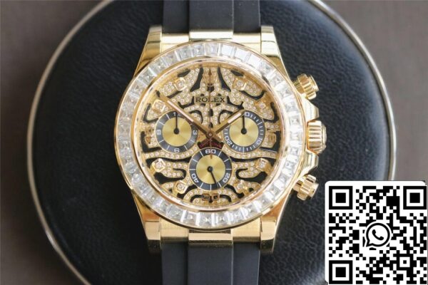 2 38 431c0a67 4171 4aed 9535 dacd76ca5bd6 Rolex Cosmograph Daytona 116588 TBR 1:1 Best Edition Noob Factory Yellow Gold Diamond Bezel