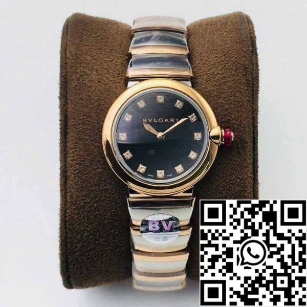 2 39 3e04c5c1 dd80 49ad b476 d39091abe30e Bvlgari LVCEA 1:1 Best Edition BV Factory Rose Gold Black Dial