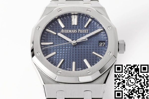 2 39 48ab6ca6 de73 49e5 878f feb6de1ab320 Audemars Piguet Royal Oak 15510ST.OO.1320ST.01 1:1 Beste Editie ZF Fabriek Blauwe Wijzerplaat