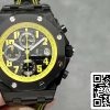 2 3 1070845d 6981 4891 a494 5b18a2c3a3dd Audemars Piguet Royal Oak Offshore 26176FO.OO.D101CR.02 1:1 Best Edition APF Factory Fekete Számlap