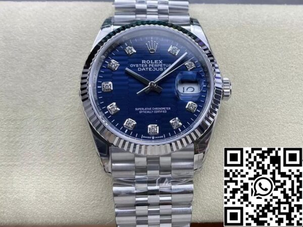 2 3 52ba8fea bb71 4627 a22c cde9f5519a00 Rolex Datejust M126234-0057 36MM 1:1 Best Edition VS Factory Aço inoxidável