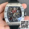 2 3 8b59d05c b41c 43aa b5f9 ef254dd6ddfc Richard Mille RM011 1:1 Meilleure édition KV Bracelet en caoutchouc noir