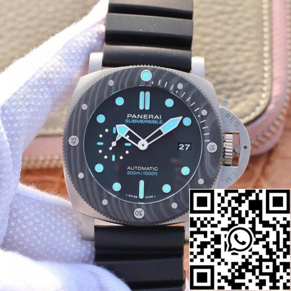 2 3 3 927dce4e 8673 4a74 b9a8 db3c76f6aefd Panerai Submersible PAM00799 1:1 Best Edition VS Factory Black Dial