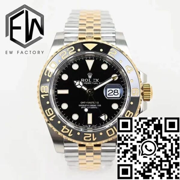 2 3 a6d5e348 1fcc 42fc 8ac7 12dd435f85b1 Rolex GMT Master II M126713grnr-0001 1:1 Best Edition EW Factory Quadrante Nero