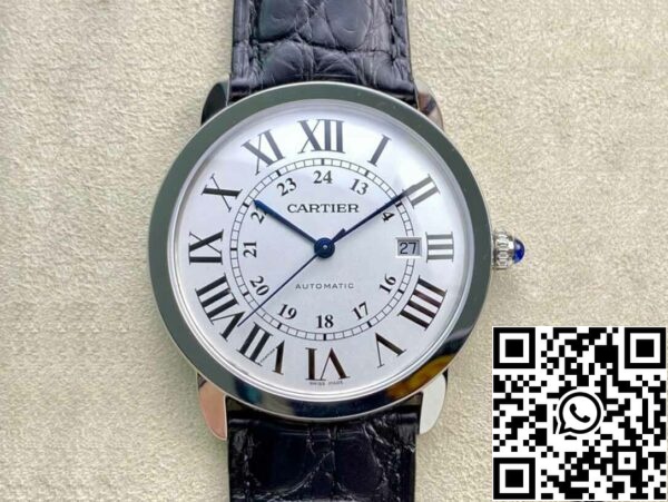 2 40 3e077506 3a89 4d6a 9767 84bb3259e2ba RONDE DE CARTIER W6701010 1:1 Best Edition AF Factory ホワイトダイヤル