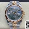 2 40 7303a0c9 d7fc 461a 893d 60d329b8dd22 Rolex Datejust M126331-0016 1:1 Best Edition EW Factory zöld számlapja