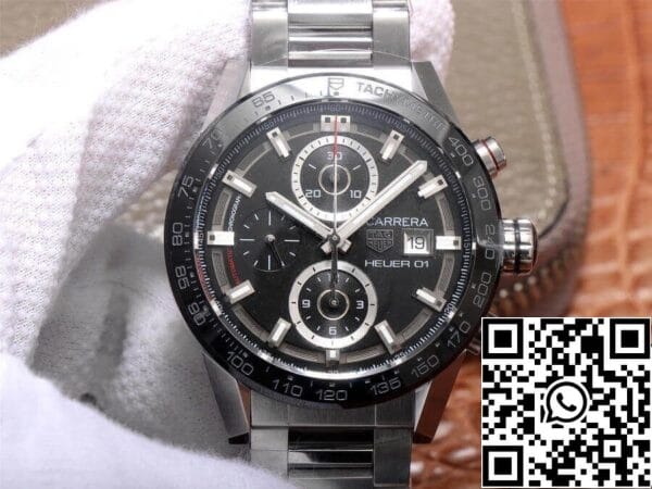 2 41 13a440e7 ce05 4d59 9e72 226b22bb9206 TAG Heuer Carrera CAR201Z.BA0714 1:1 Best Edition XF Factory Ceramic Bezel