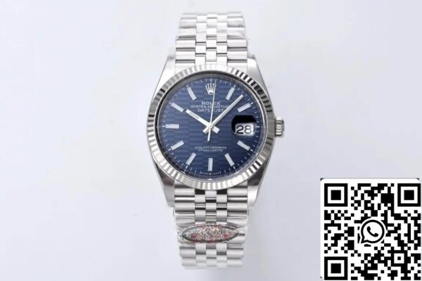 2 42 027dcfef a9cf 4d7a b7f9 db8b98a049f6 Rolex Datejust 36MM M126234-0049 1:1 Best Edition Clean Factory Blå urtavla