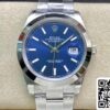 2 42 addf572c ee6a 4135 9e4d 5f6bec0a9541 Rolex Datejust M126300-0001 1:1 Gladde rand VS Fabriek Blauwe Wijzerplaat