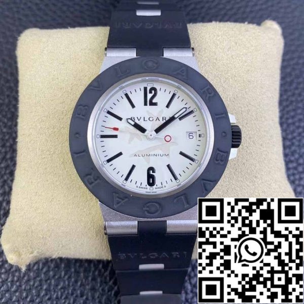 2 42 dd3e49b4 facf 4a67 aa3e e8c197d99055 Bvlgari Aluminium Steve Aoki 103539 1:1 Best Edition BV Factory White Dial