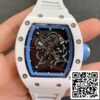 2 43 29c5b2a5 0729 4939 982e 4fe637219e78 Richard Mille RM055 1:1 Best Edition KV Factory V2 Fehér szíj