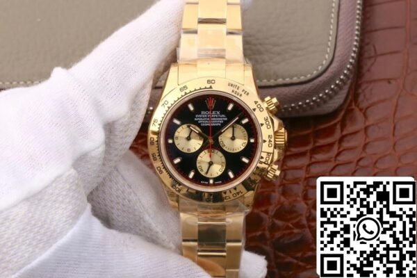 2 43 38262840 75a6 4147 b24b 1bef2e4ace0a Rolex Daytona Cosmograph M116508-0009 1:1 Best Edition JH Factory 18K Guld