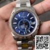 2 43 3afbceda 79de 458a 8094 c094a2a03150 Rolex Sky Dweller M336934-0005 1:1 Best Edition ZF Factory Blue Dial