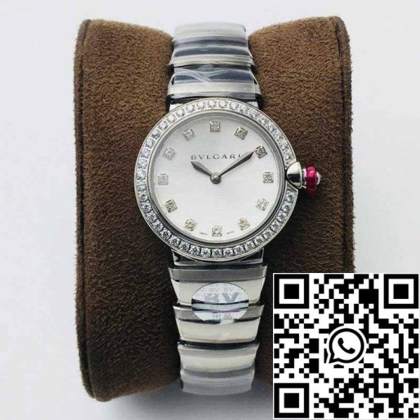 2 43 74663453 54d6 4130 81b7 830a029140e1 Bvlgari LVCEA 1:1 Best Edition BV Factory Diamantbestruken vit urtavla