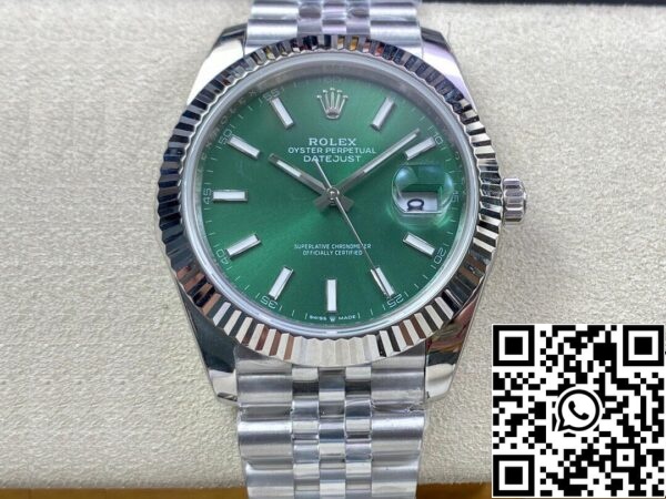 2 43 2 43 cbd48ebd 98cc 4102 4102 8A09 77b3482dafa3 رولكس ديت جست M126334-0028 41MM 1:1 Best Edition EW Factory Green Dial