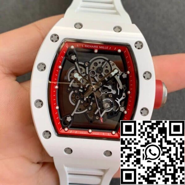 2 44 f8af8992 9d9d 40e0 8261 a0953749cd6e Richard Mille RM055 1:1 Best Edition KV Factory V2 Ceramic Rubber Strap