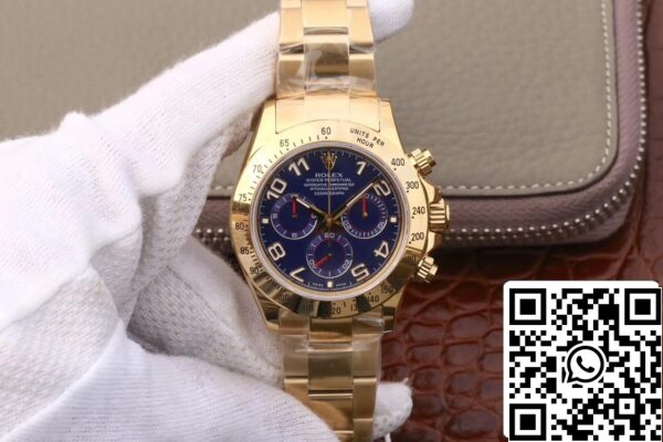 2 45 34b21519 6d2d 498a 9292 4dddad08c2b1 Rolex Daytona Cosmograph 116528 1:1 Best Edition JH Factory Yellow Gold Blue Dial