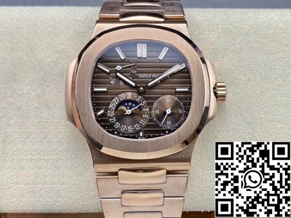 2 45 e2e800d5 f047 4a76 b8f3 952da167d0aa Patek Philippe Nautilus 5712/1R-001 1:1 Najlepsza edycja GR Factory Różowe złoto