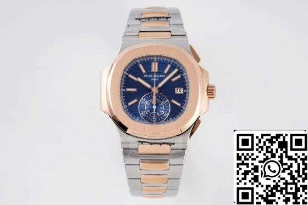 2 47 a4fe4f27 1fa2 4c8f 8a09 f7b19f7bf245 Patek Philippe Nautilus 5980/1AR-001 1:1 Best Edition 3K Factory V2 Blue Dial