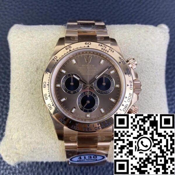 2 47 fd30bfcb cd30 4eac b5e6 57b4a9ca0649 Rolex Cosmograph Daytona M116505-0013 1:1 Beste Edition Saubere Fabrik Roségold