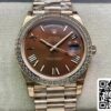 2 48 Rolex Day Date M228345RBR-0009 1:1 Best Edition EW Factory Brown Dial