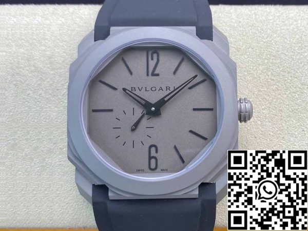 2 48 73233453 19ad 41bd 8184 938380a6cd74 Bvlgari Octo Finissimo 1:1 Best Edition BV Factory V2 Rubber Strap