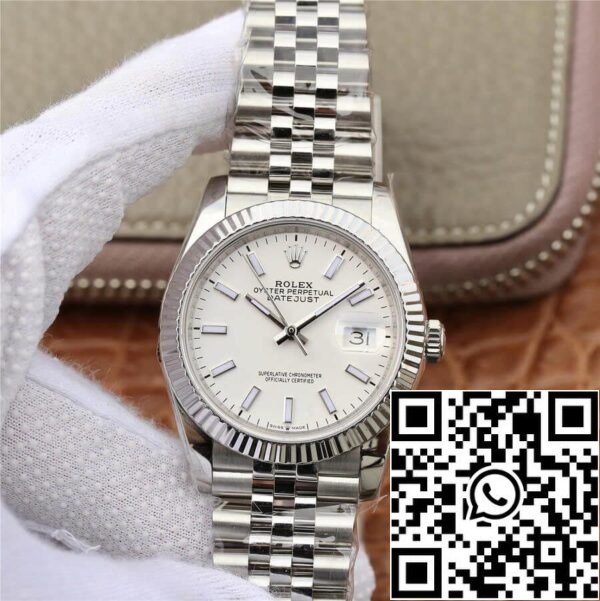 2 48 91954e8b c3ca 4a13 a0ab a956cbcba16b Rolex Datejust 36MM 1:1 Best Edition GM gyári fehér számlapos kiadás