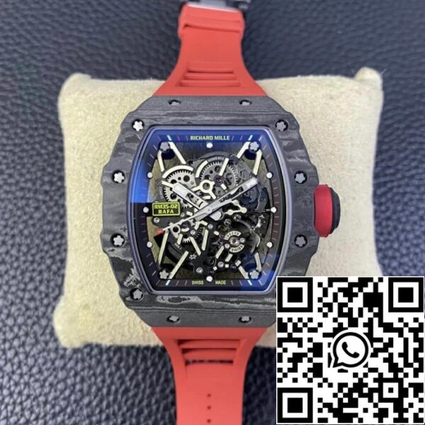 2 48 cdc0c4c9 aafb 4593 bdc4 24c51eeca887 Richard Mille RM35-02 1:1 Meilleure édition T+ Cadran squelette en fibre de carbone d'usine