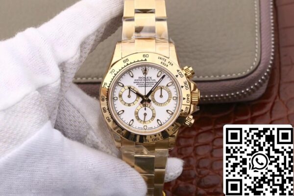 2 48 e071639e 4535 482d b974 a83b9ffd1ba0 Rolex Daytona Cosmograph M116508-0001 1:1 Best Edition JH Factory White Dial