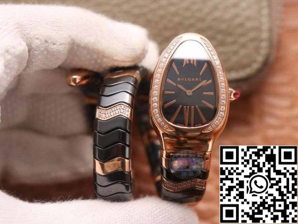 2 4 2eefae52 6e23 498b 99e2 c777308ac5c8 Bvlgari Serpenti 1:1 Best Edition BV Factory Rose Gold Diamanten