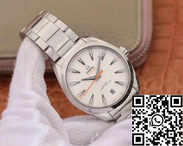 2 4 99cee24d 09c7 4f70 9099 c787b441b7d3 Omega Seamaster Aqua Terra 150M 220.10.41.21.03.002 VS Factory 1:1 Best Edition Swiss ETA8900 Quadrante Bianco