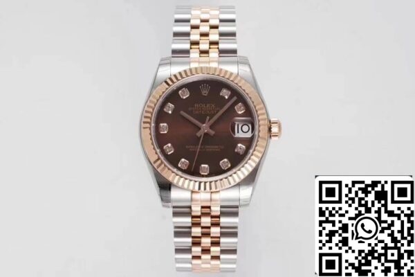 2 4 b99a8ba0 4db2 46f3 9e32 5d22d05749ed Rolex Datejust m278271-0028 1:1 Най-добро издание GS Фабрика Кафяв циферблат