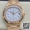 2 4 4 bc7d24ca 37c4 4c4 4d36 9e8c 67a4f2b9674c Patek Philippe Nautilus 1:1 Best Edition PPF Factory Rose Gold with Diamonds