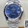 2 50 Rolex Day Date M228206-0015 1:1 Mejor Edición EW Factory Esfera Azul