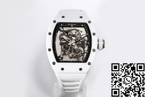 2 50 380b8038 b10d 41ae 9a8c decd2ecd69d2 Richard Mille RM-055 1:1 Best Edition BBR Factory V2 Weißes Keramikgehäuse