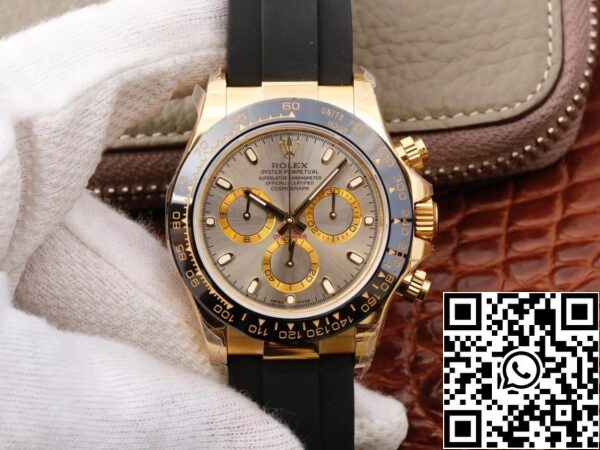 2 50 3e5f3d5f 2dcc 4ed0 a42e fd3725a95a4b Rolex Daytona Cosmograph 116518LN 1:1 Best Edition JH Factory Silver Gray Dial