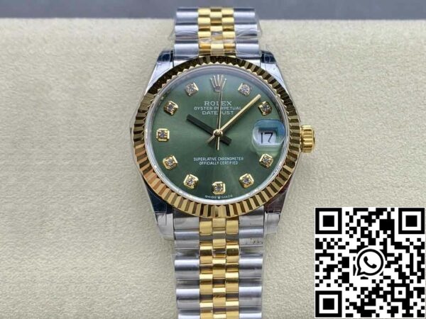 2 50 4112d8cd ded1 456d 9e05 36ff8e8d33c0 Rolex Datejust M278273-0030 31MM 1:1 Best Edition GS Factory Green Dial