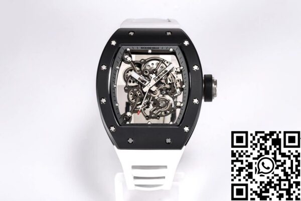 2 50 a63979d4 3431 43e9 9a4e f07992f9f9f8 Richard Mille RM-055 1:1 Best Edition BBR Fabriek Zwart Keramische Kast